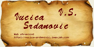 Vučica Srdanović vizit kartica